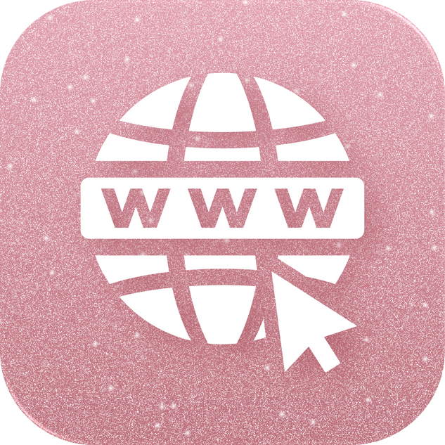 Rose Gold Website Icon